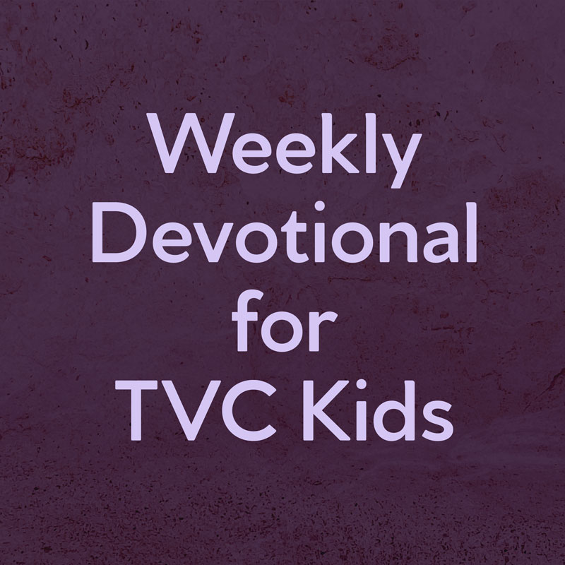 Weekly Devotional for TVC Kids