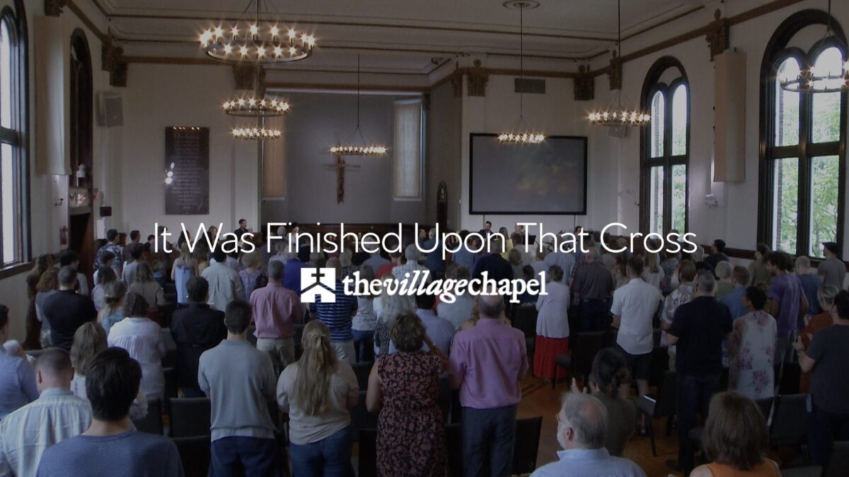 It Was Finished Upon That Cross